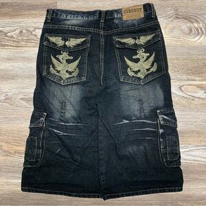 Circuit Double Embroidered Jorts